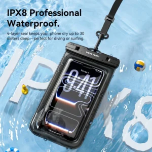 Vention Phone เคสกันน้ํา ซองกันน้ำ IPX8 กระเป๋าป้องกันสําหรับโทรศัพท์สูงสุด 7.2 นิ้ว สงกรานต์ กระเป๋ากันน้ำ